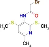 2-BROMO-N-(6-METHYL-2,4-BIS(METHYLTHIO)PYRIDIN-3-YL)ACETAMIDE