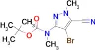 TERT-BUTYL (4-BROMO-5-CYANO-1-METHYL-1H-PYRAZOL-3-YL)(METHYL)CARBAMATE