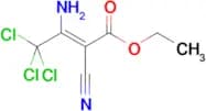 (Z)-ETHYL 3-AMINO-4,4,4-TRICHLORO-2-CYANOBUT-2-ENOATE