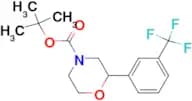 TERT-BUTYL 2-(3-(TRIFLUOROMETHYL)PHENYL)MORPHOLINE-4-CARBOXYLATE