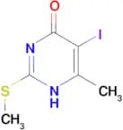5-IODO-6-METHYL-2-(METHYLSULFANYL)PYRIMIDIN-4-OL