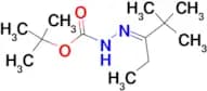 (E)-TERT-BUTYL 2-(2,2-DIMETHYLPENTAN-3-YLIDENE)HYDRAZINECARBOXYLATE