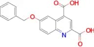 6-(BENZYLOXY)QUINOLINE-2,4-DICARBOXYLIC ACID