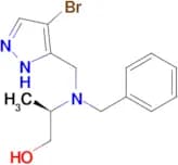(R)-2-(BENZYL((4-BROMO-1H-PYRAZOL-5-YL)METHYL)AMINO)PROPAN-1-OL