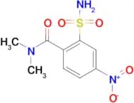 N,N-DIMETHYL-4-NITRO-2-SULFAMOYLBENZAMIDE