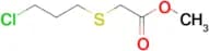 METHYL 2-[(3-CHLOROPROPYL)SULFANYL]ACETATE