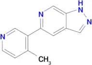 5-(4-METHYLPYRIDIN-3-YL)-1H-PYRAZOLO[3,4-C]PYRIDINE