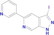 3-IODO-5-(PYRIDIN-3-YL)-1H-PYRAZOLO[3,4-C]PYRIDINE