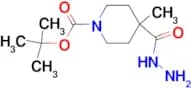 TERT-BUTYL 4-(HYDRAZINECARBONYL)-4-METHYLPIPERIDINE-1-CARBOXYLATE