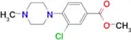 METHYL 3-CHLORO-4-(4-METHYLPIPERAZINO)BENZOATE
