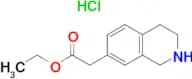 ETHYL 2-(1,2,3,4-TETRAHYDROISOQUINOLIN-7-YL)ACETATE HCL