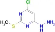 4-CHLORO-6-HYDRAZINYL-2-(METHYLSULFANYL)PYRIMIDINE