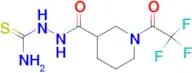 2-(1-(2,2,2-TRIFLUOROACETYL)PIPERIDINE-3-CARBONYL)HYDRAZINECARBOTHIOAMIDE