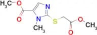 METHYL 2-((2-METHOXY-2-OXOETHYL)THIO)-1-METHYL-1H-IMIDAZOLE-5-CARBOXYLATE