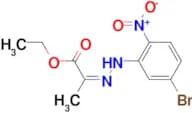 (Z)-ETHYL 2-(2-(5-BROMO-2-NITROPHENYL)HYDRAZONO)PROPANOATE