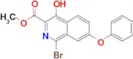 METHYL 1-BROMO-4-HYDROXY-7-PHENOXYISOQUINOLINE-3-CARBOXYLATE