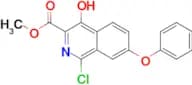 METHYL 1-CHLORO-4-HYDROXY-7-PHENOXYISOQUINOLINE-3-CARBOXYLATE