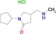 1-CYCLOPENTYL-4-((METHYLAMINO)METHYL)PYRROLIDIN-2-ONE HCL