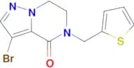 3-BROMO-5-(THIOPHEN-2-YLMETHYL)-6,7-DIHYDROPYRAZOLO[1,5-A]PYRAZIN-4(5H)-ONE