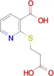 2-((2-CARBOXYETHYL)THIO)NICOTINIC ACID