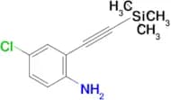 4-CHLORO-2-((TRIMETHYLSILYL)ETHYNYL)ANILINE