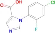 1-(4-CHLORO-2-FLUOROPHENYL)-1H-IMIDAZOLE-5-CARBOXYLIC ACID