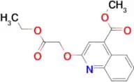METHYL 2-(2-ETHOXY-2-OXOETHOXY)QUINOLINE-4-CARBOXYLATE