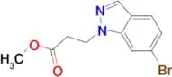 METHYL 3-(6-BROMO-1H-INDAZOL-1-YL)PROPANOATE