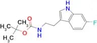 TERT-BUTYL (2-(6-FLUORO-1H-INDOL-3-YL)ETHYL)CARBAMATE