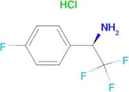 (R)-2,2,2-TRIFLUORO-1-(4-FLUOROPHENYL)ETHAN-1-AMINE HCL