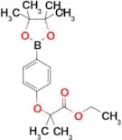 (4-((1-ETHOXY-2-METHYL-1-OXOPROPAN-2-YL)OXY)PHENYL)BORONIC ACID PINACOL ESTER