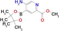 (5-AMINO-2-(METHOXYCARBONYL)PYRIDIN-4-YL)BORONIC ACID PINACOL ESTER
