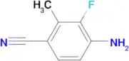 4-AMINO-3-FLUORO-2-METHYLBENZONITRILE