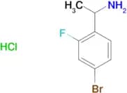 1-(4-BROMO-2-FLUOROPHENYL)ETHANAMINE HCL