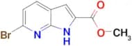 METHYL 6-BROMO-1H-PYRROLO[2,3-B]PYRIDINE-2-CARBOXYLATE