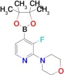 3-FLUORO-2-(4-MORPHOLINO)PYRIDINE-4-BORONIC ACID PINACOL ESTER