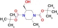 DI-TERT-BUTYL (2R,5R)-2-(HYDROXYMETHYL)-5-METHYLPIPERAZINE-1,4-DICARBOXYLATE