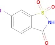 6-IODO-1,2-BENZISOTHIAZOL-3-(2H)-ONE 1,1-DIOXIDE