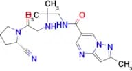 (S)-N-(2-((2-(2-CYANOPYRROLIDIN-1-YL)-2-OXOETHYL)AMINO)-2-METHYLPROPYL)-2-METHYLPYRAZOLO[1,5-A]PYR…