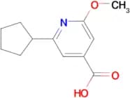2-CYCLOPENTYL-6-METHOXYISONICOTINIC ACID