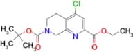 7-(TERT-BUTYL) 2-ETHYL 4-CHLORO-5,8-DIHYDRO-1,7-NAPHTHYRIDINE-2,7(6H)-DICARBOXYLATE