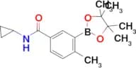BENZAMIDE, N-CYCLOPROPYL-4-METHYL-3-(4,4,5,5-TETRAMETHYL-1,3,2-DIOXABOROLAN-2-YL)-