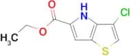 ETHYL 3-CHLORO-4H-THIENO[3,2-B]PYRROLE-5-CARBOXYLATE