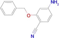 BENZONITRILE, 4-AMINO-2-(PHENYLMETHOXY)-