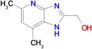 3H-IMIDAZO[4,5-B]PYRIDINE-2-METHANOL, 5,7-DIMETHYL-