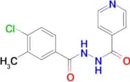 4-PYRIDINECARBOXYLIC ACID, 2-(4-CHLORO-3-METHYLBENZOYL)HYDRAZIDE