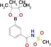 BENZAMIDE, N-(METHYLSULFONYL)-3-(4,4,5,5-TETRAMETHYL-1,3,2-DIOXABOROLAN-2-YL)-