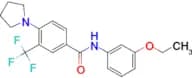 N-(3-ETHOXYPHENYL)-4-PYRROLIDIN-1-YL-3-TRIFLUOROMETHYL-BENZAMIDE