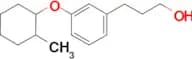 3-(3-(2-METHYLCYCLOHEXYLOXY)PHENYL)PROPAN-1-OL
