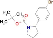 (S)-TERT-BUTYL 2-(4-BROMOPHENYL)PYRROLIDINE-1-CARBOXYLATE